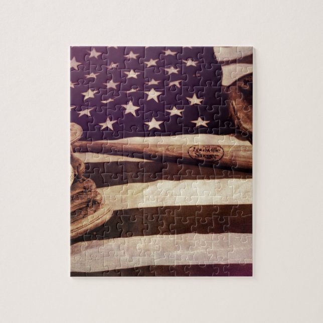 American Baseball Jigsaw Puzzle (Vertical)