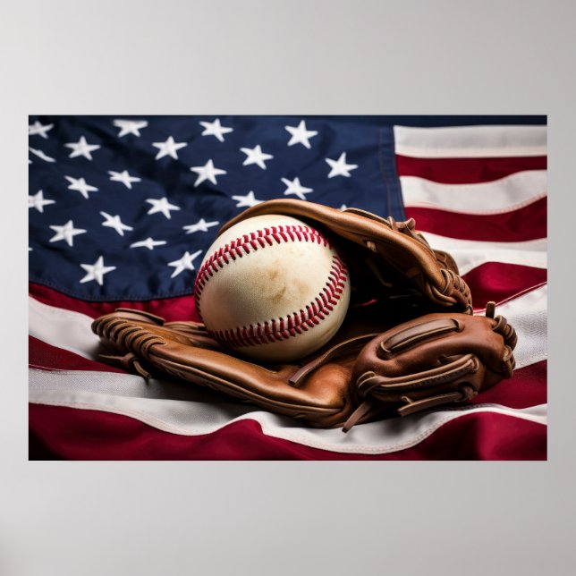 American Baseball Poster (Front)