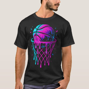 American Basketball Splash Ball Player Team Kids B T-Shirt