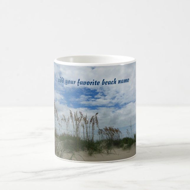 American Beach Sand Dunes Coffee Mug (Center)