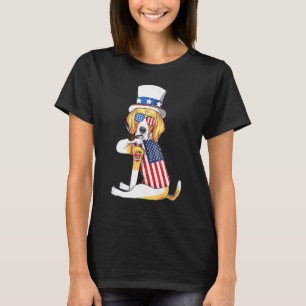 American Beagle Dog Merica 4th Of July American Su T-Shirt