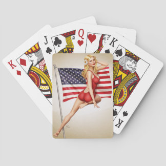 American Beauty - Retro Pinup Playing Cards