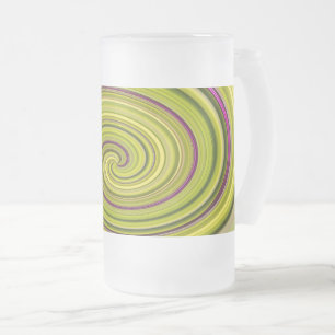 American Beautyberry Abstract Frosted Mug