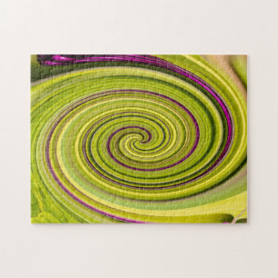 American Beautyberry Abstract Jigsaw Puzzle