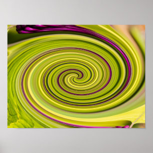 American Beautyberry Abstract Poster