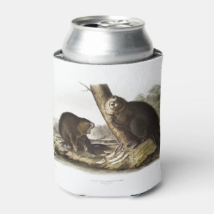 American Beaver Camping Gear Deco Gifts Can Cooler