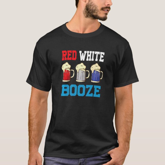 American Beer 4th Of July Independence Day Usa T-Shirt (Front)