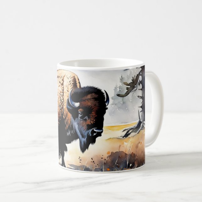 American Bison 2 Coffee Mug (Front Right)