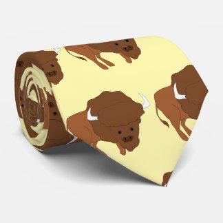 American Bison Design Tie
