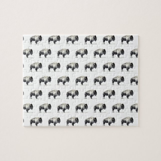 American Bison Jigsaw Puzzle (Horizontal)