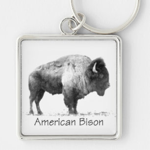 American Bison Key Ring