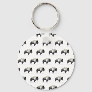 American Bison Key Ring