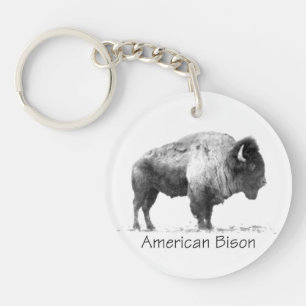 American Bison Key Ring