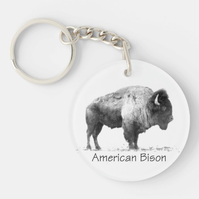 American Bison Key Ring (Front)