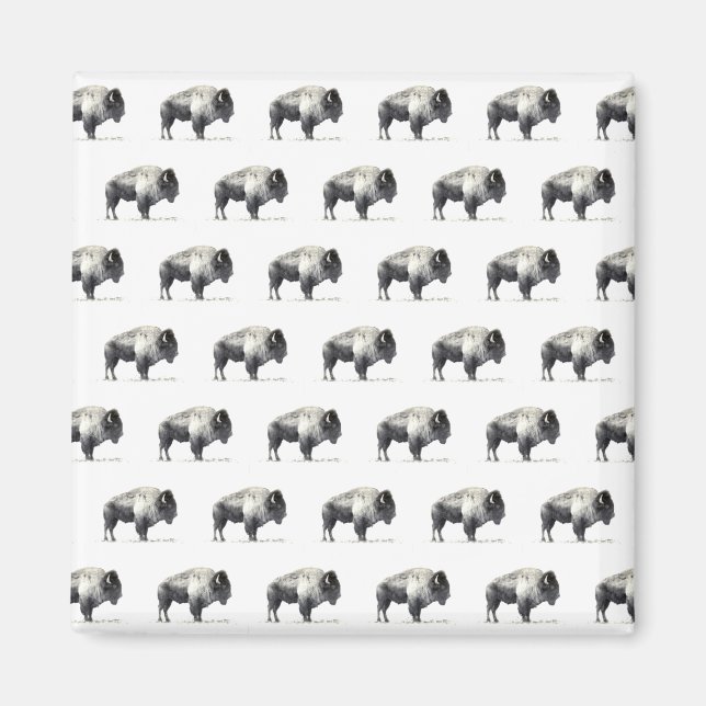 American Bison Magnet (Front)