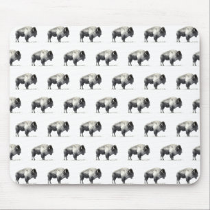 American Bison Mouse Mat