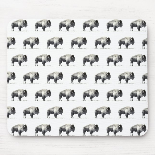 American Bison Mouse Mat (Front)