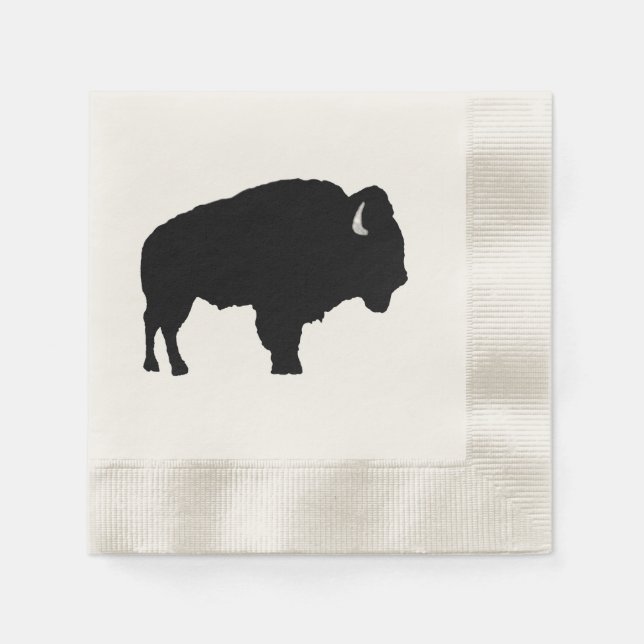 American Bison Napkin (Front)