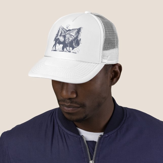 American Bison - National Mammal  Trucker Hat (In Situ)