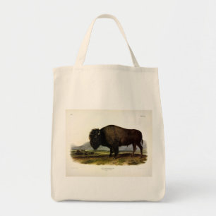 American Bison, or Buffalo (Bison bison) - Audubon Tote Bag