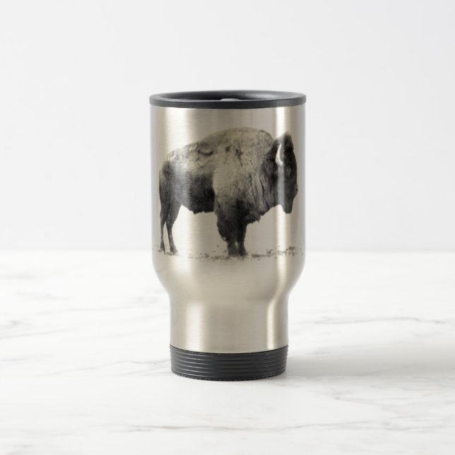 American Bison Travel Mug (Center)