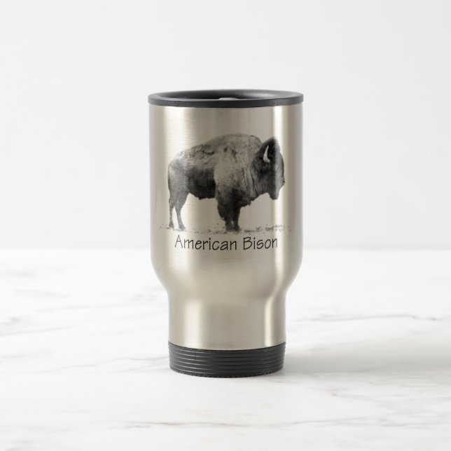 American Bison Travel Mug (Center)