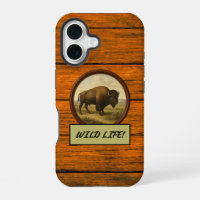 American Bison Wood Grain Case-Mate iPhone Case