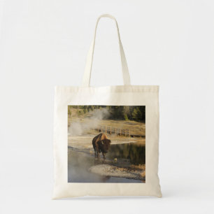 American Bison Yellowstone Wildlife Photography Tote Bag
