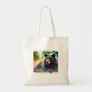 American black bear 010924AREF102 - Watercolor Tote Bag