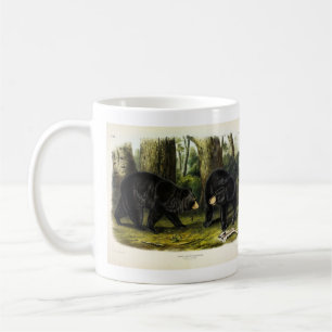 American Black Bear (Ursus Americanus) by Audubon Coffee Mug