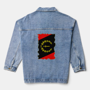 American Black Heritage Flag American African Heri Denim Jacket