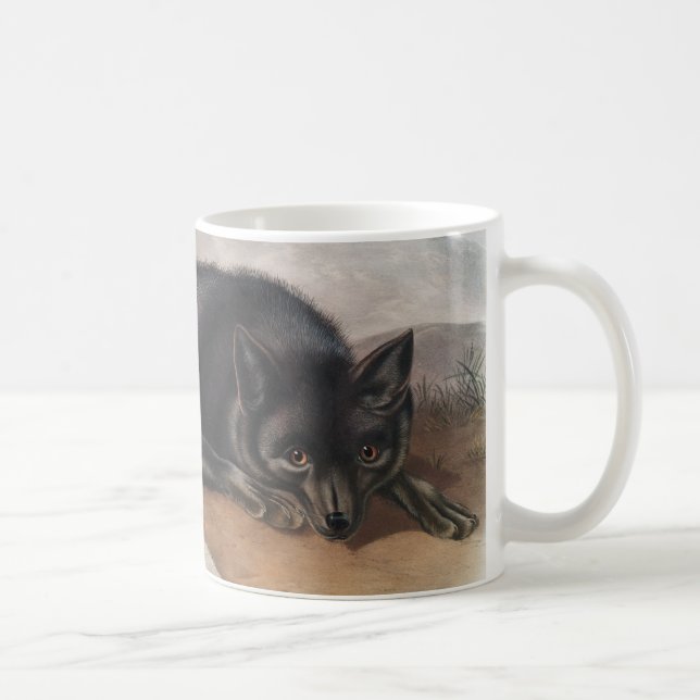 American Black or Silver Fox (Vulpes fulvus) Coffee Mug (Right)