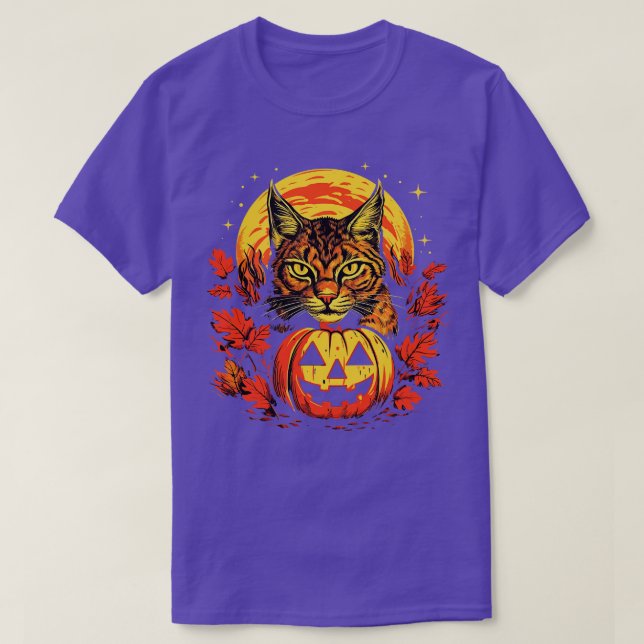 American Bobcat Halloween T-Shirt (Design Front)