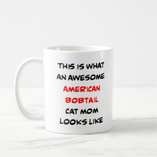 american bobtail cat mum, awesome coffee mug