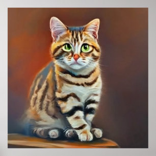 American Bobtail Cat  Poster