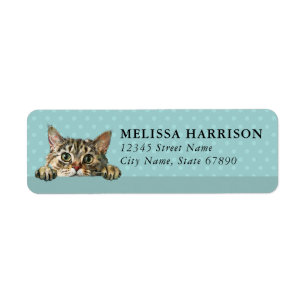 American Bobtail Cat Return Address Labels