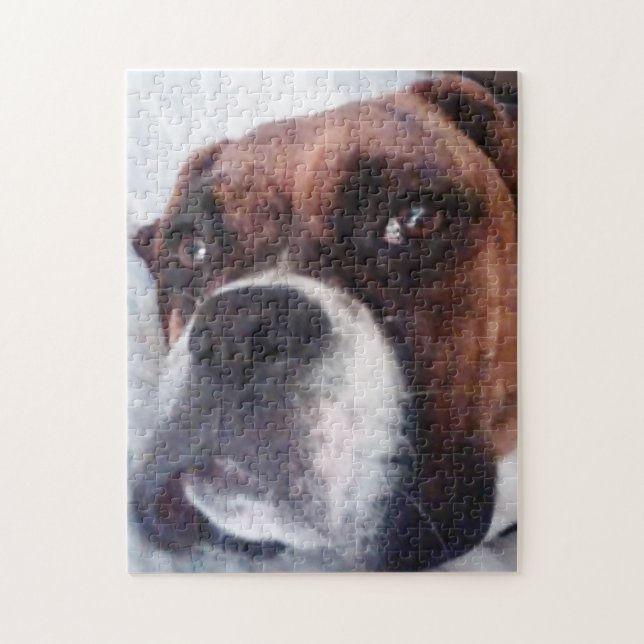 AMERICAN BOXER DOG jigsaw puzzle (Vertical)