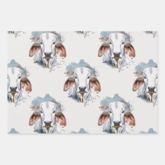 American Brahman Wrapping Paper Sheet