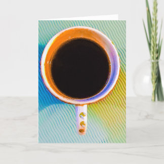 American Breakfast Coffee Mug Card