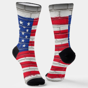 AMERICAN BRICK FLAG SOCKS