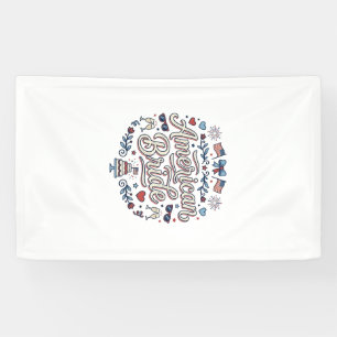 American Bride Patriotic Wedding Vector Design_1 Banner
