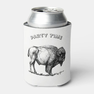 American Buffalo Bison Can Cooler