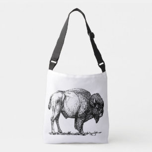 American Buffalo Bison Crossbody Bag