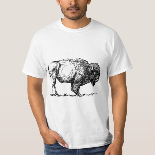 American Buffalo Bison T-Shirt (Front)