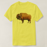 American Buffalo (Bison) Watercolor T-shirt