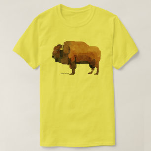 American Buffalo (Bison) Watercolor T-shirt