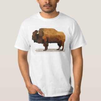 American Buffalo (Bison) Watercolor T-shirt