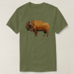 American Buffalo (Bison) Watercolor T-shirt<br><div class="desc">MOZAYIX American Buffalo (Bison) Watercolor Painting T-shirt. Available in many other styles for men, women and children.</div>