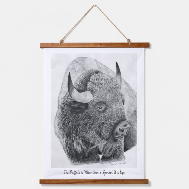 American Buffalo Hanging Tapestry (Front)
