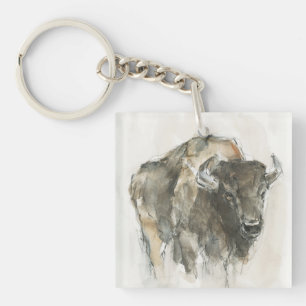 American Buffalo I Key Ring